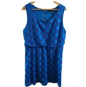 Style & Co Blue Polka Dot Mini Dress